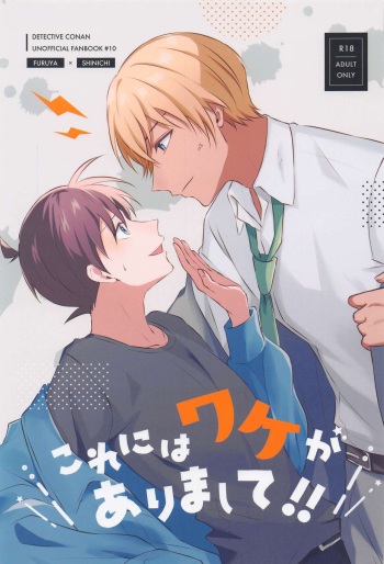 (Dozen Rose Fes.2022) [Fujitamago (Tamago)] Kore ni wa Wake ga Arimashite!! (Detective Conan) cover