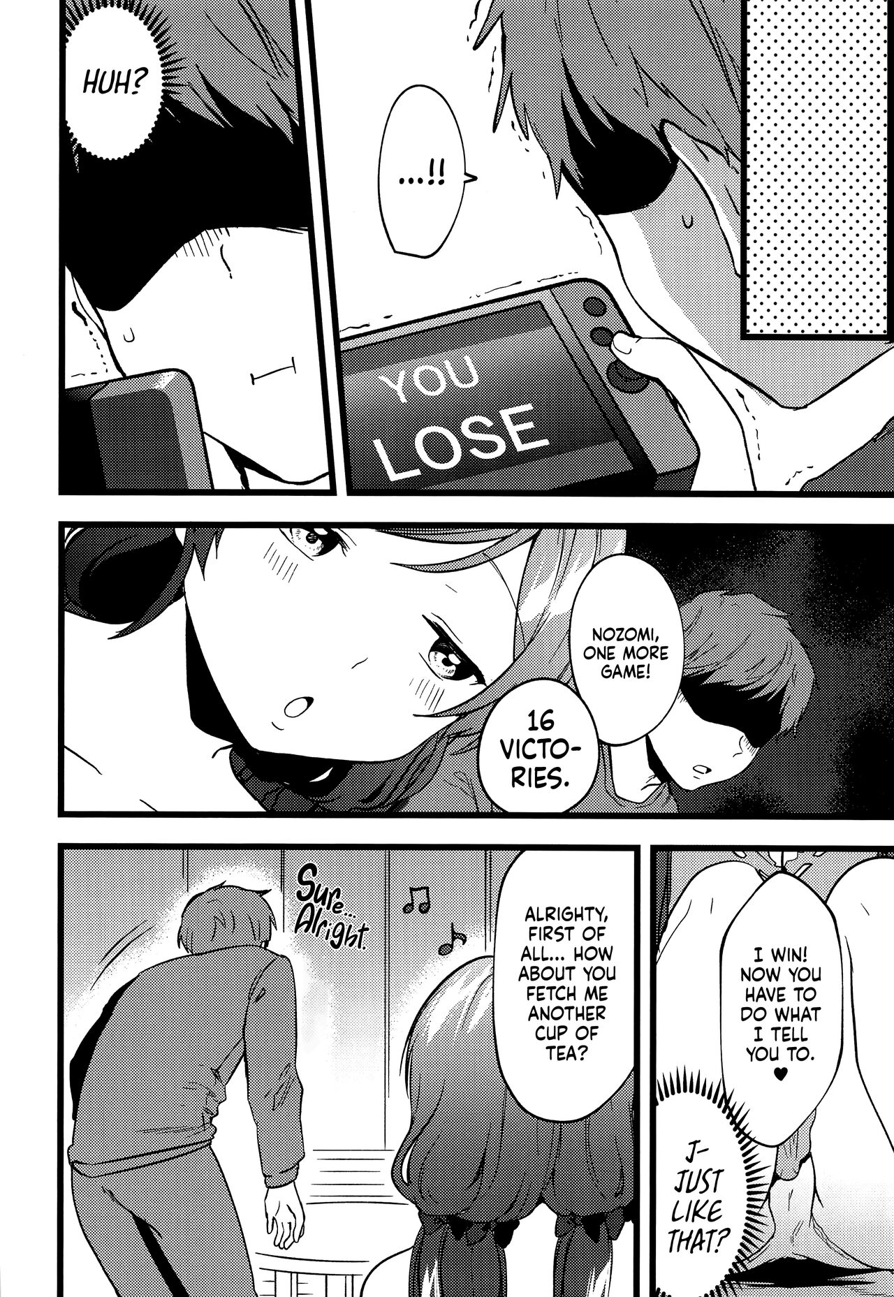 Goddess’ Punishment Game page 5 full