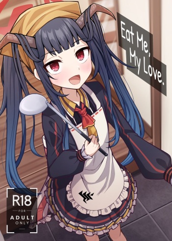 [Gaikotsu no Spare Rib (Kurohagane)] Itoshii, Eat Me. | Eat Me, My Love. (Blue Archive) [English] [Sloppy Seconds] [Digital] cover