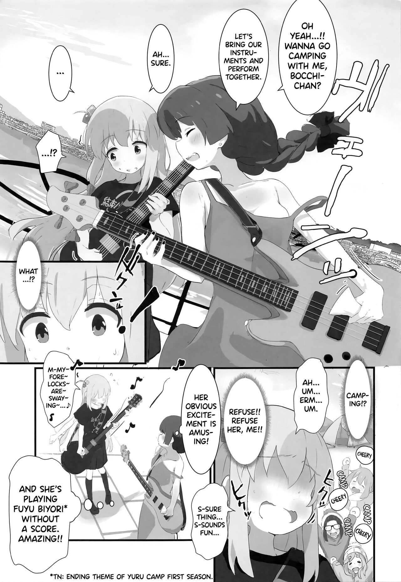 Bocchi-chan to Ecchi Camp | Lewd Camp with Bocchi-chan page 4 full