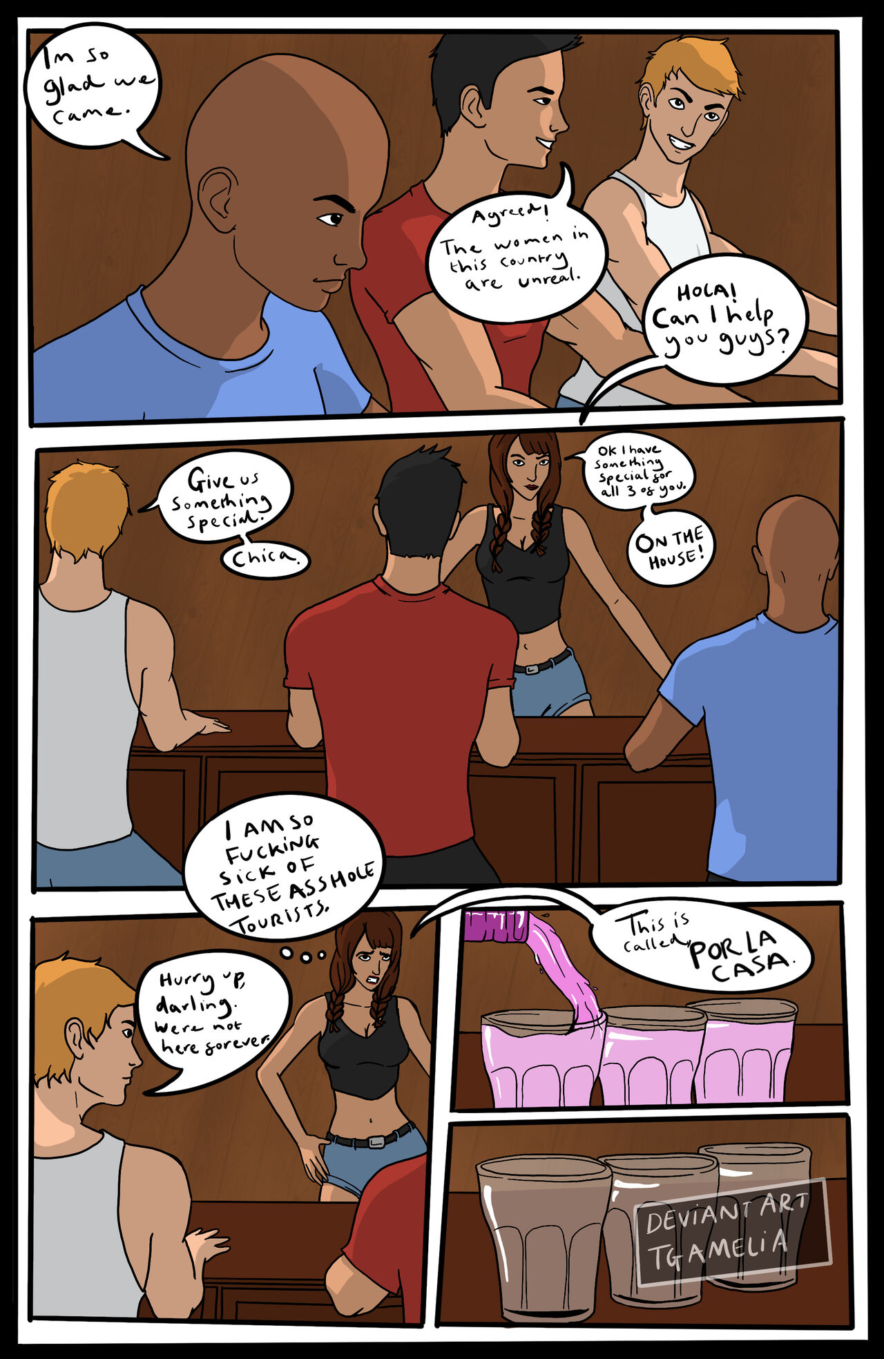 Rude Vacation page 2 full