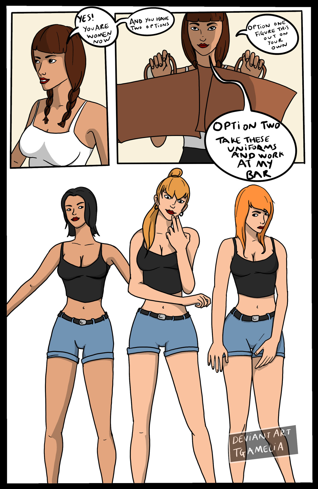 Rude Vacation page 8 full
