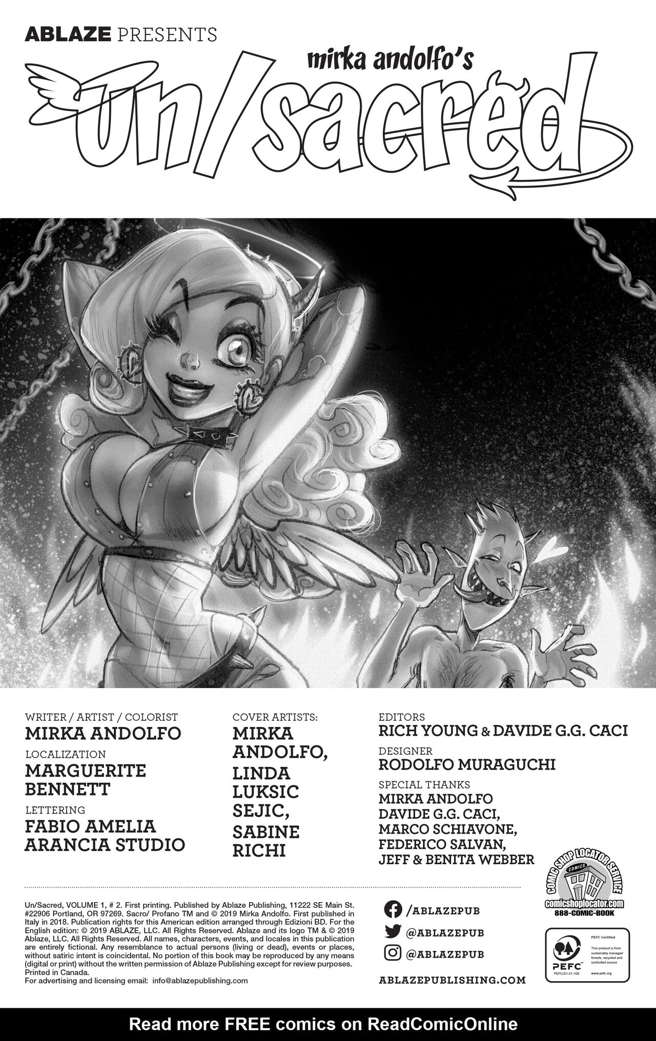 Un/Sacred by Mirka Andolfo Issue 2 of 7 page 2 full