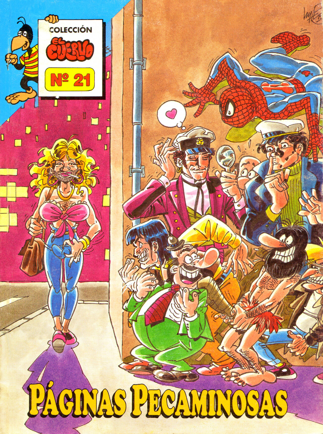 Colección El Cuervo N°21 - Páginas pecaminosas page 1 full