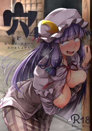 [Jikahatsudensho (flanvia)] Ana to Muttsuri Dosukebe Daitoshokan 4 (Touhou Project) [English] [Keeez] [Digital] cover