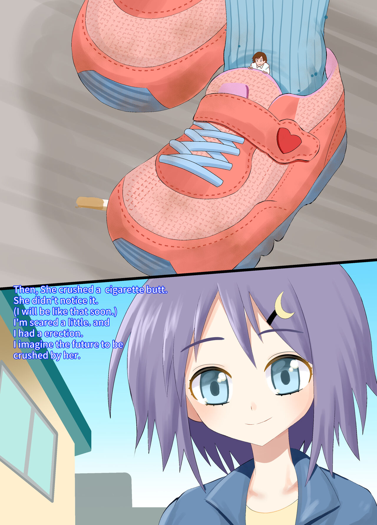 A CG collection of getting smaller and being stepped on by a girl page 8 full