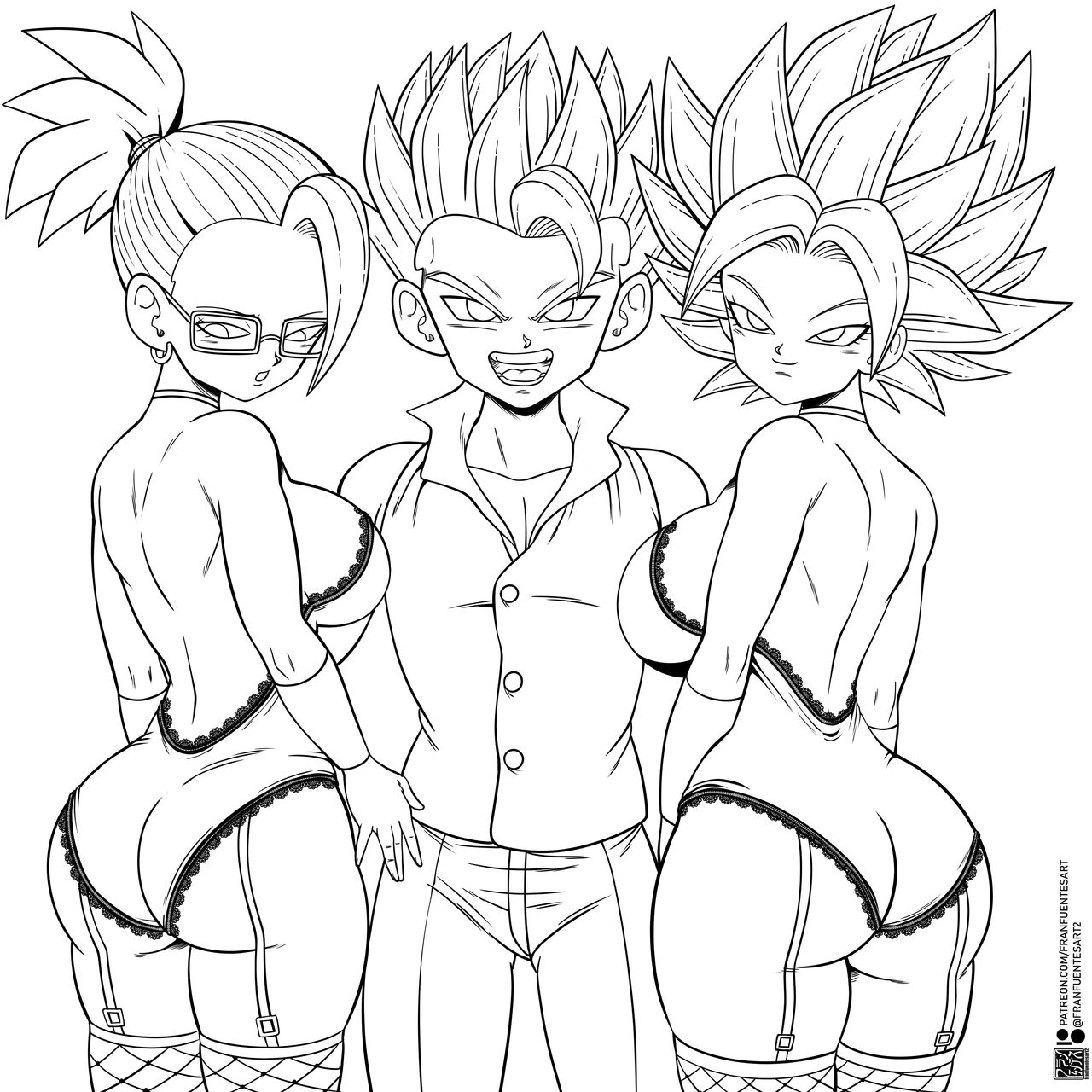 Cabba x Caulifla x Kale Dominant BDSM page 9 full