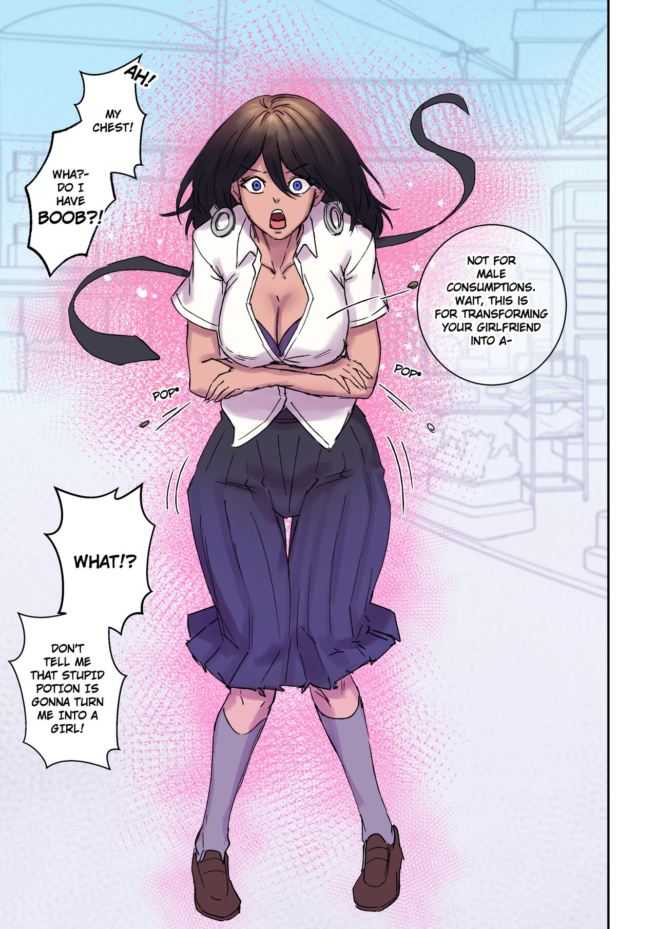 My Shy Best Friend Turned Into a Gal Girl and Wants Me to Fuck Her page 6 full