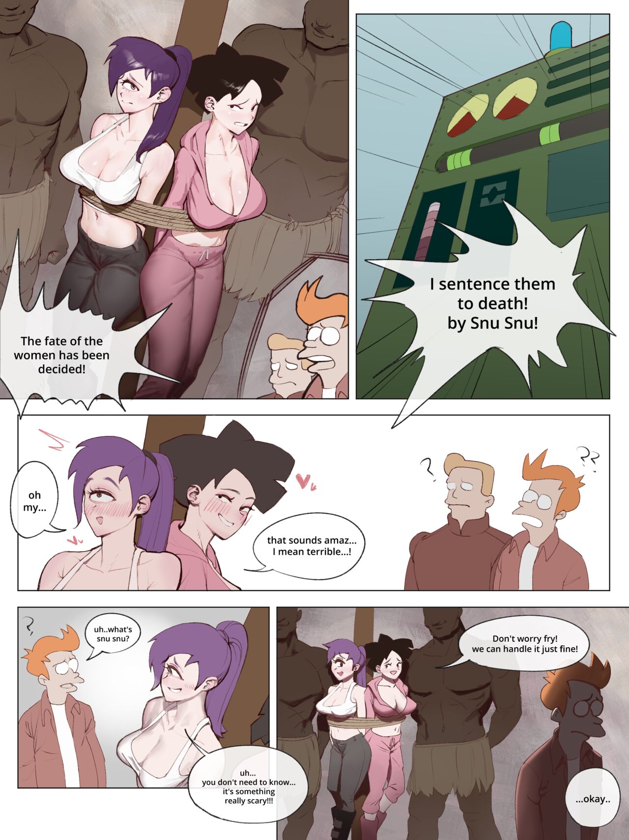 futurama - blacked snu snu page 1 full