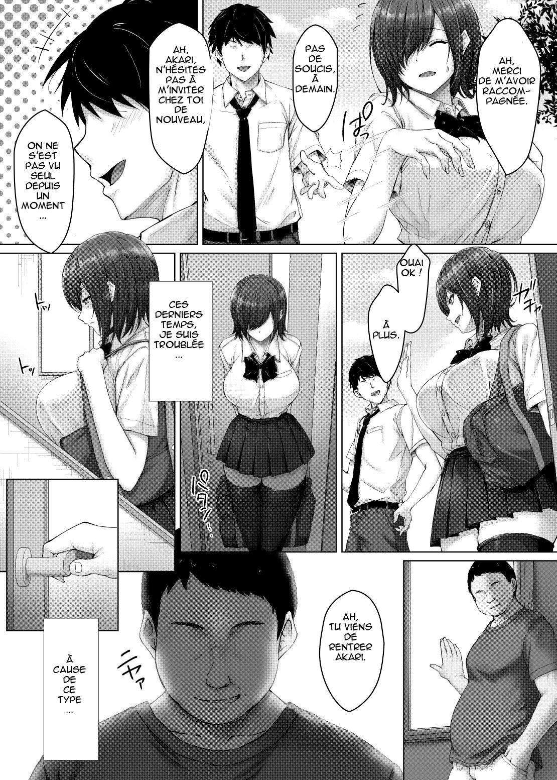 Kareshi ja Ikenai Kyonyuu Meikko, Dai Kirai na Oji-san no Sei Kaihatsu Massage ni Ochiru page 3 full
