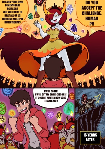 (Malandra Parodias)(Star Vs the Forces of Evil)Marco Harem Neverzone World (English) (complete) cover