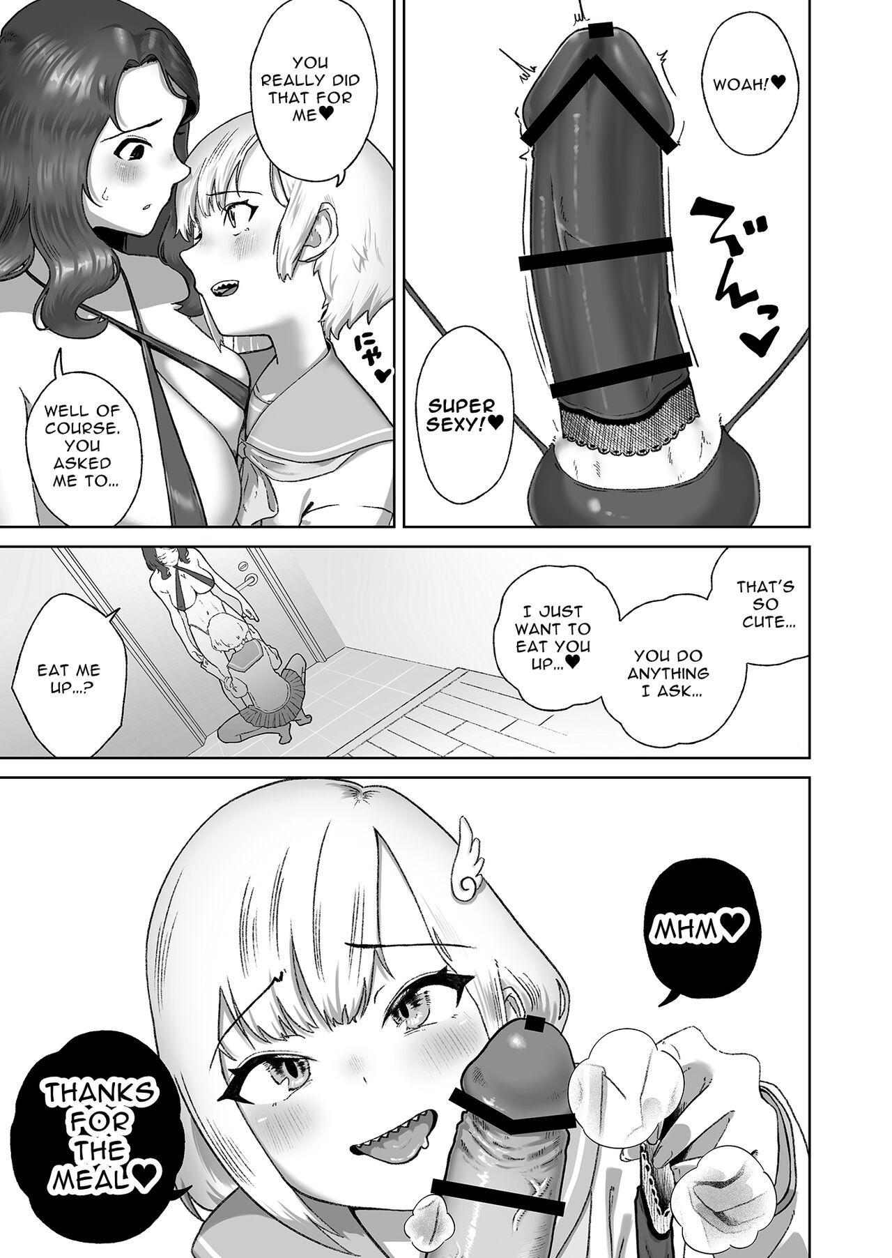 InstaCum Style Jagged Teeth Pretty Boy Gets FUCKED By A Horny Futanari Dick Lady page 6 full