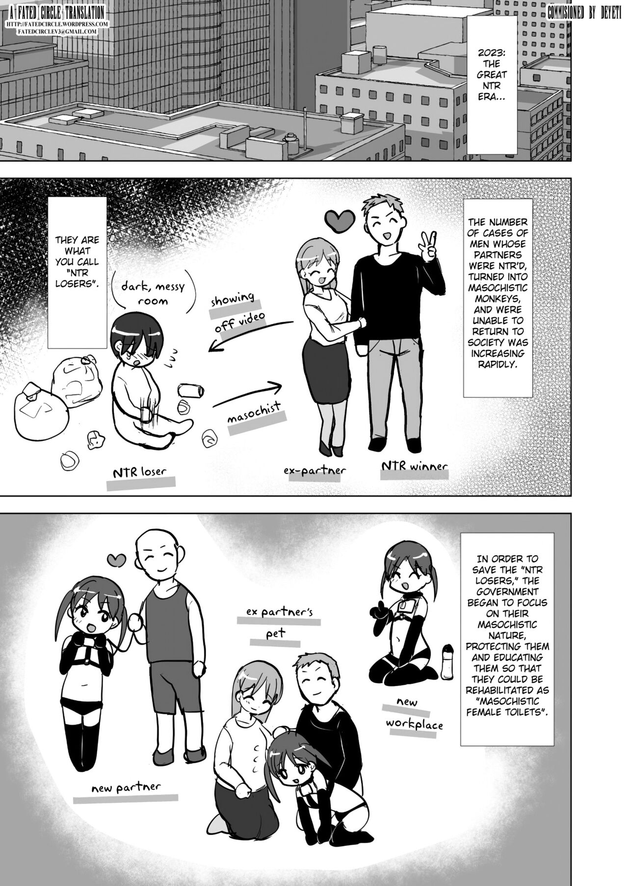 NTR Make Otoko Maso Mesu Benki-ka Keikaku page 1 full