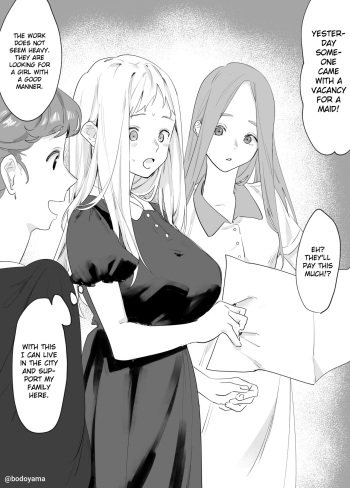 [Bodoyama] A story about a country girl who dreams of living in the city and starts working as a maid, but trapped by a feudal lord instead. [English] [Gagak_Ireng] cover