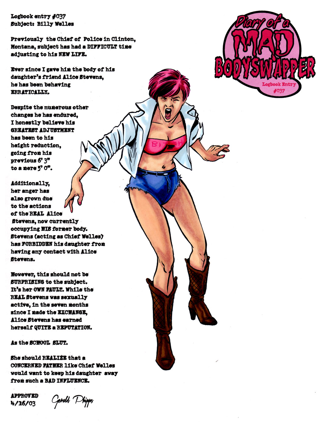 Diary of a Mad Bodyswapper page 1 full