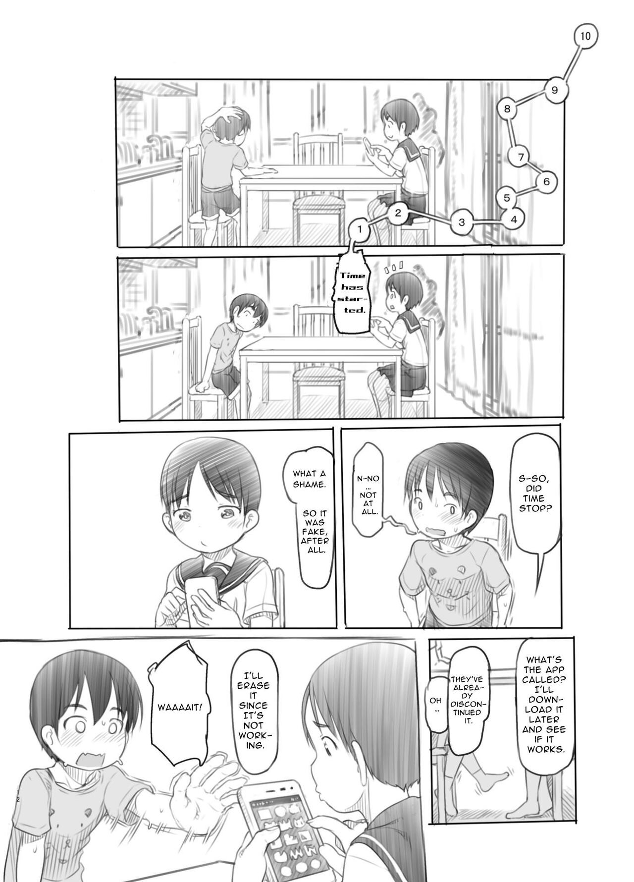 Sei ni Kyoumi ga Detekita Otouto ni Jikan Teishi Appli o Ataete Mita | I gave a time-stop app to my little brother who recently got interested in sexual stuff page 12 full