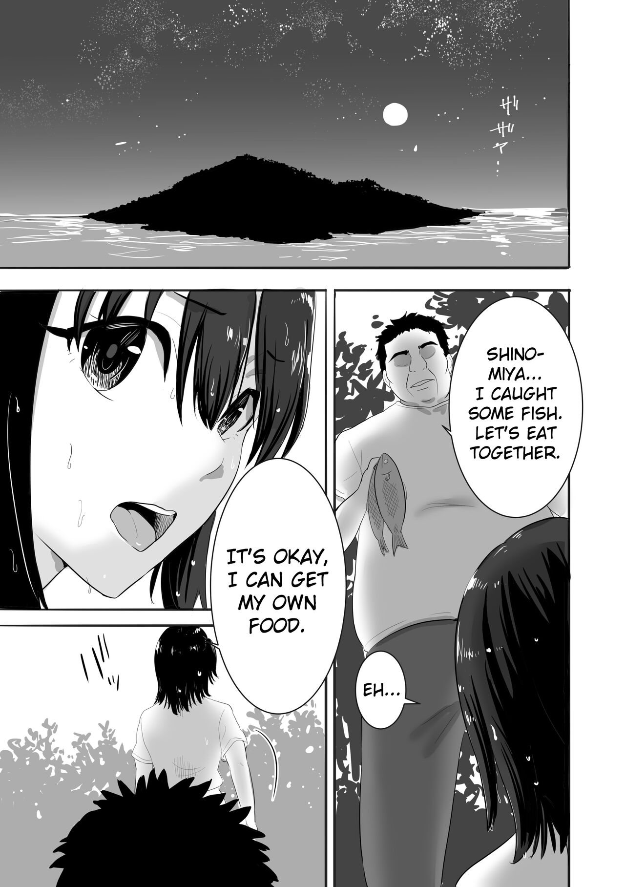 A wet see-through schoolgirl who live on an uninhabited island with a sexual-harrasing teacher she hates page 8 full