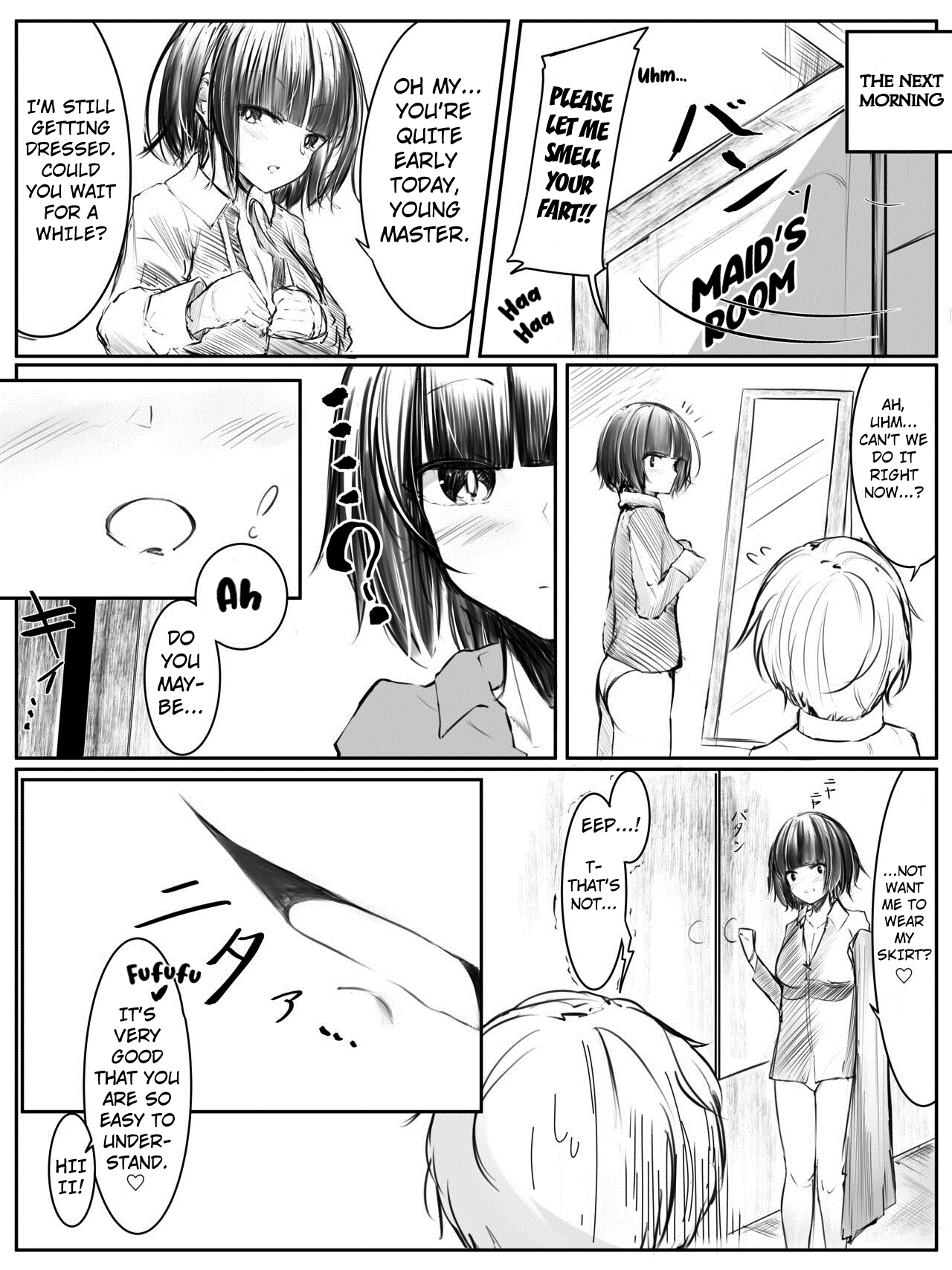 Onara Manga - Maid to Bocchama page 6 full