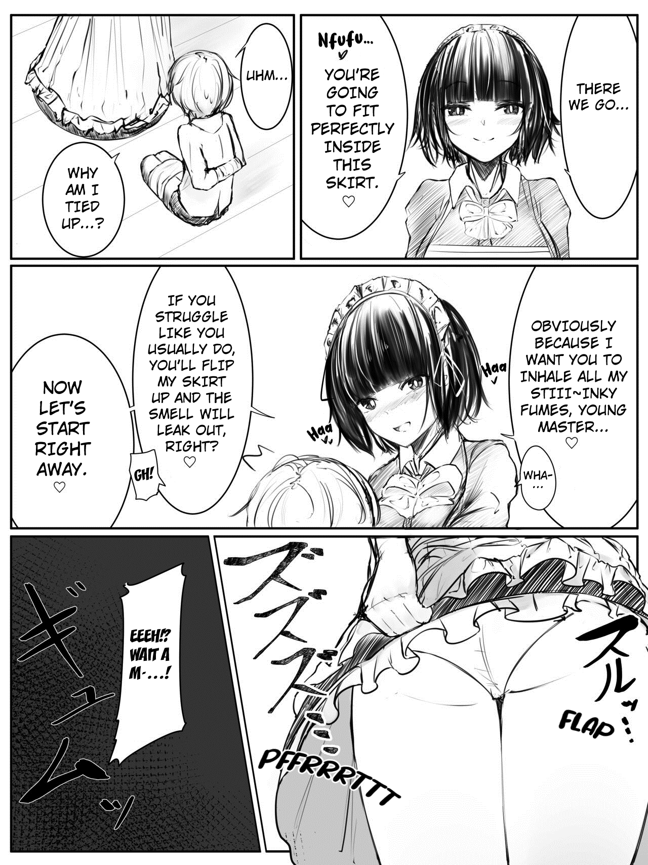 Onara Manga - Maid to Bocchama page 7 full