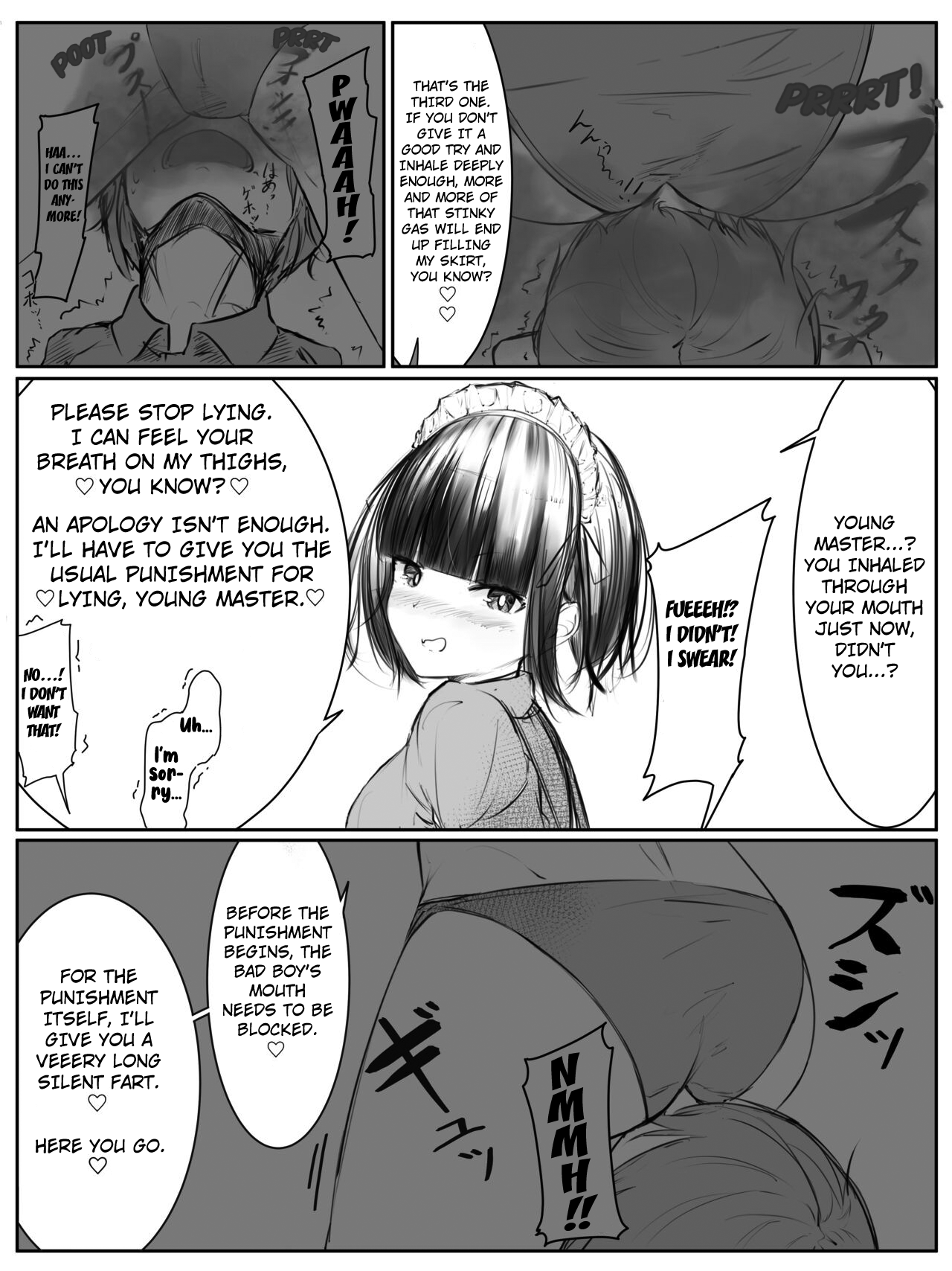 Onara Manga - Maid to Bocchama page 8 full