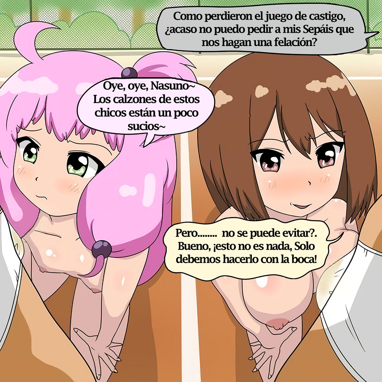 Teekyuu, el castigo de Kanae Shinjō & Nasuno Takamiya page 1 full