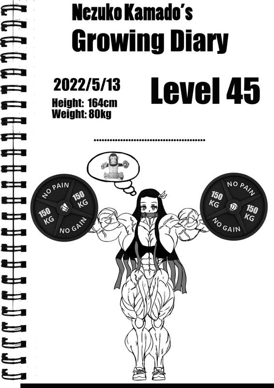 Nezuko Kamado's growing diaries page 12 full