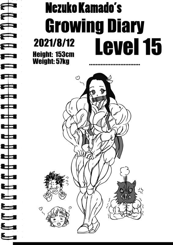 Nezuko Kamado's growing diaries page 4 full
