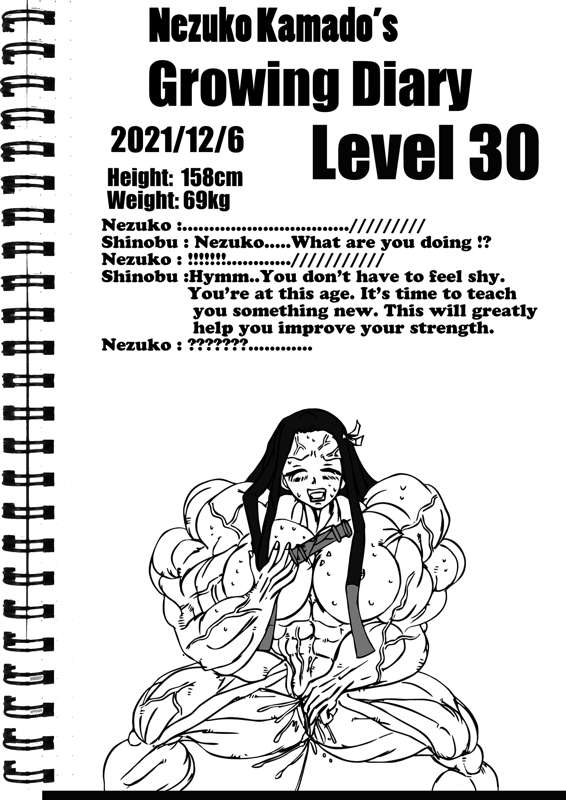 Nezuko Kamado's growing diaries page 7 full