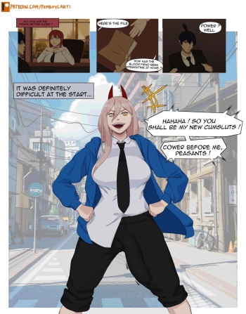 [Femboycarti] Power Comic cover