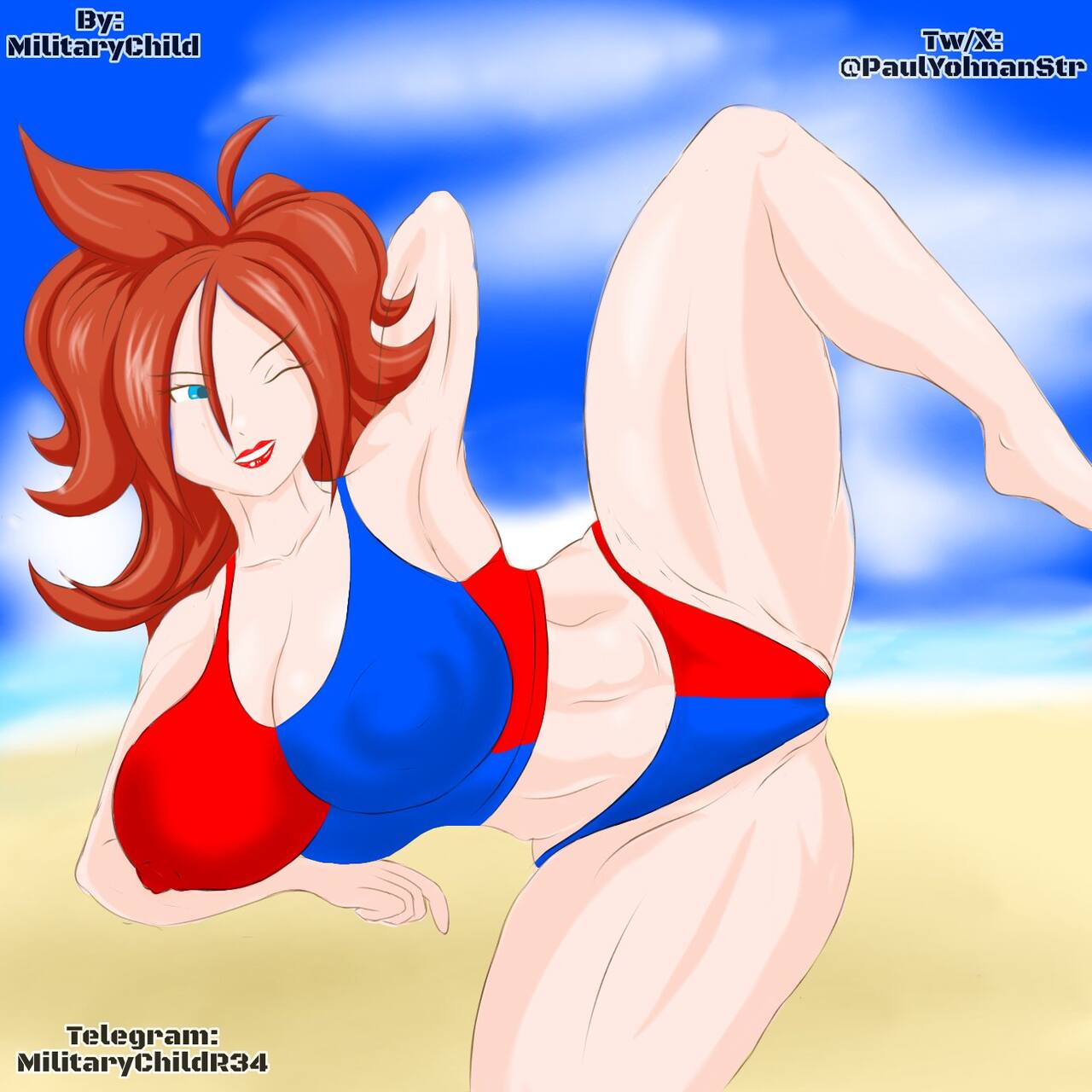 Android 21 in the beach page 3 full