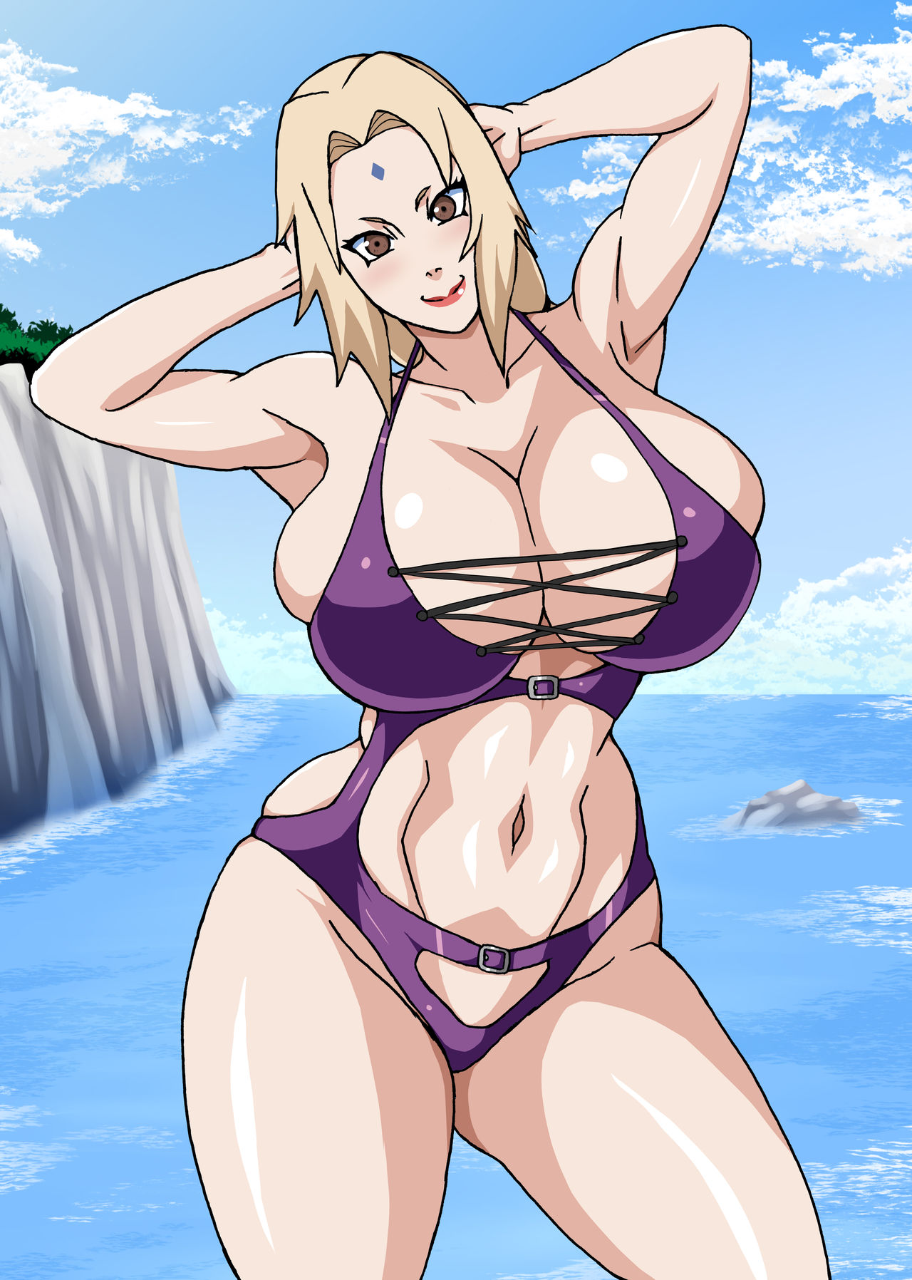 Zoku Tsunade no Insuiyoku | После Непристойного Пляжа Цунаде page 3 full