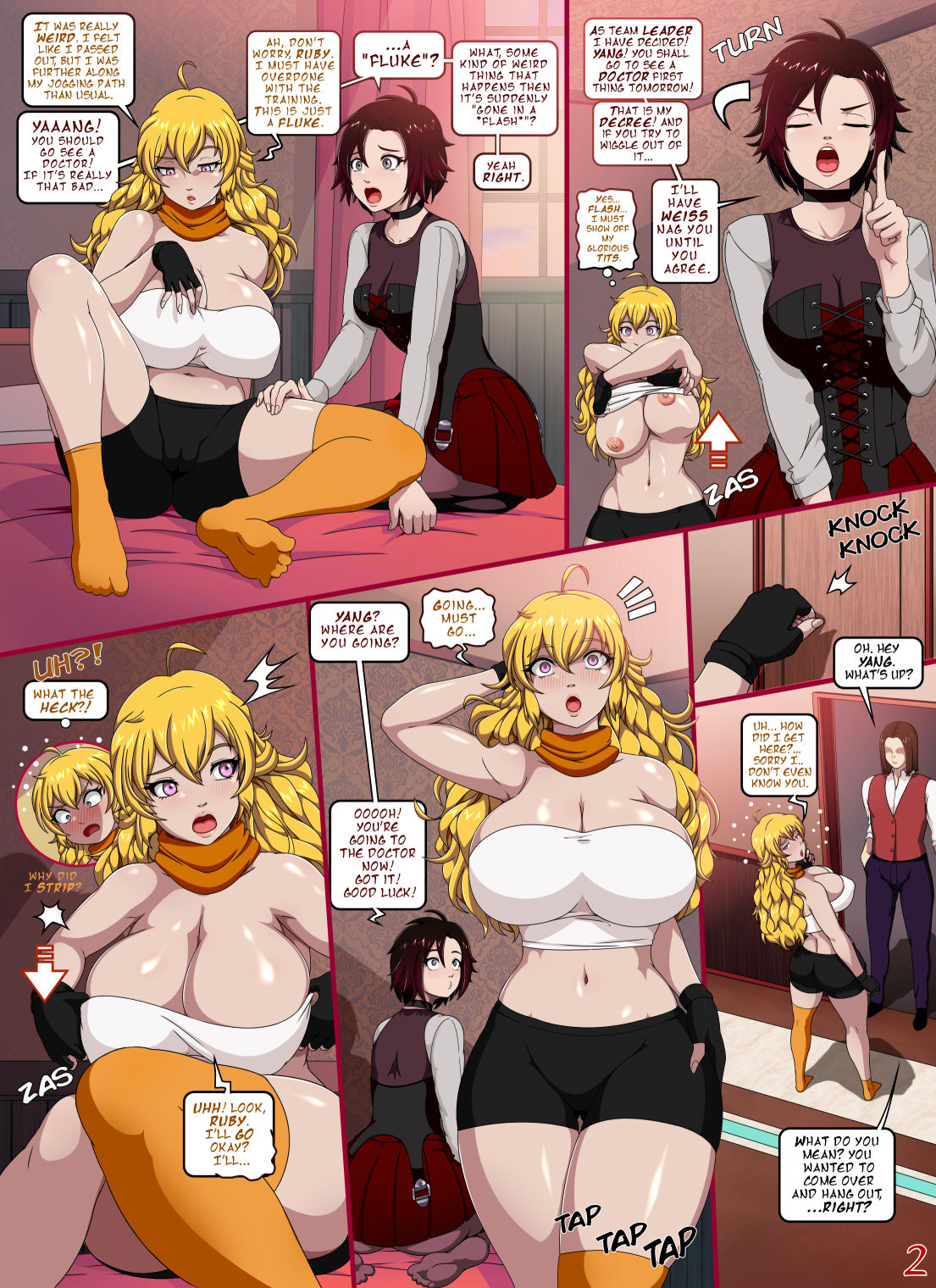 RWBY: Yang's Aura Possession page 2 full