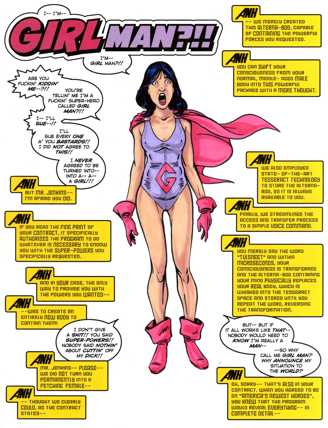 Girlman page 1 full