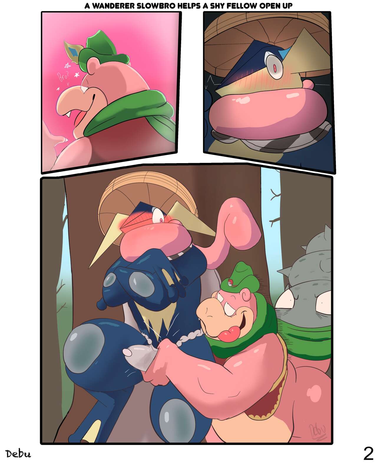 A Wanderer Slowbro Helps a Shy Fellow Open Up page 2 full