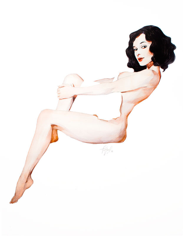 Odds and Sods: Cupids, Nude Watercolors, Black Beauties, Tatoo Flash, etc page 11 full
