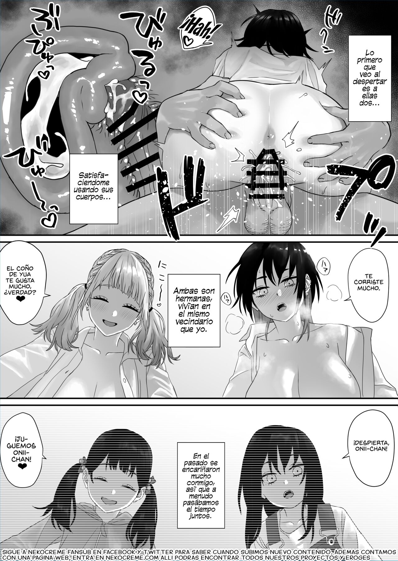 Bakunyuu Shimai ni Natsukareru | Un Par de Hermanas Tetonas me Tomaron Cariño page 5 full