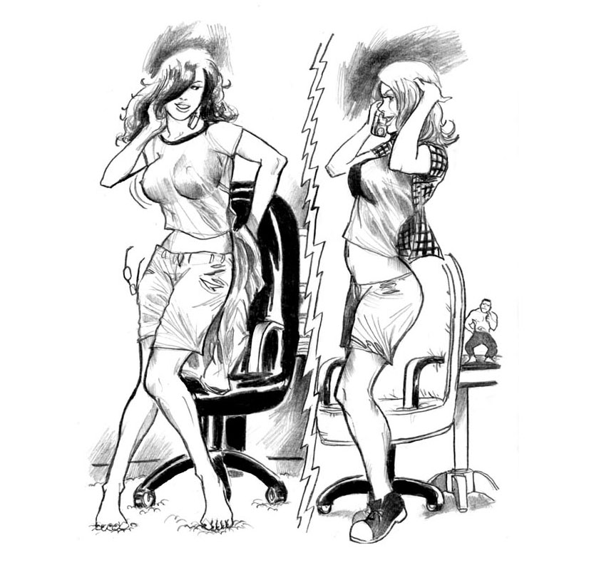 Comic Book Babe page 12 full
