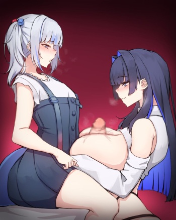 [Rikuguma] Gawr Gura Sex Lesson cover