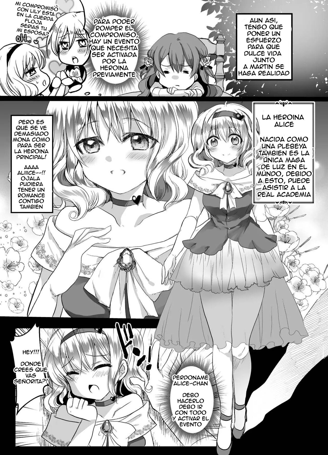  Colegiala fangirl de NPCs reencarna como la hija de la villana ~La Tragedia~ Parte 1 page 11 full