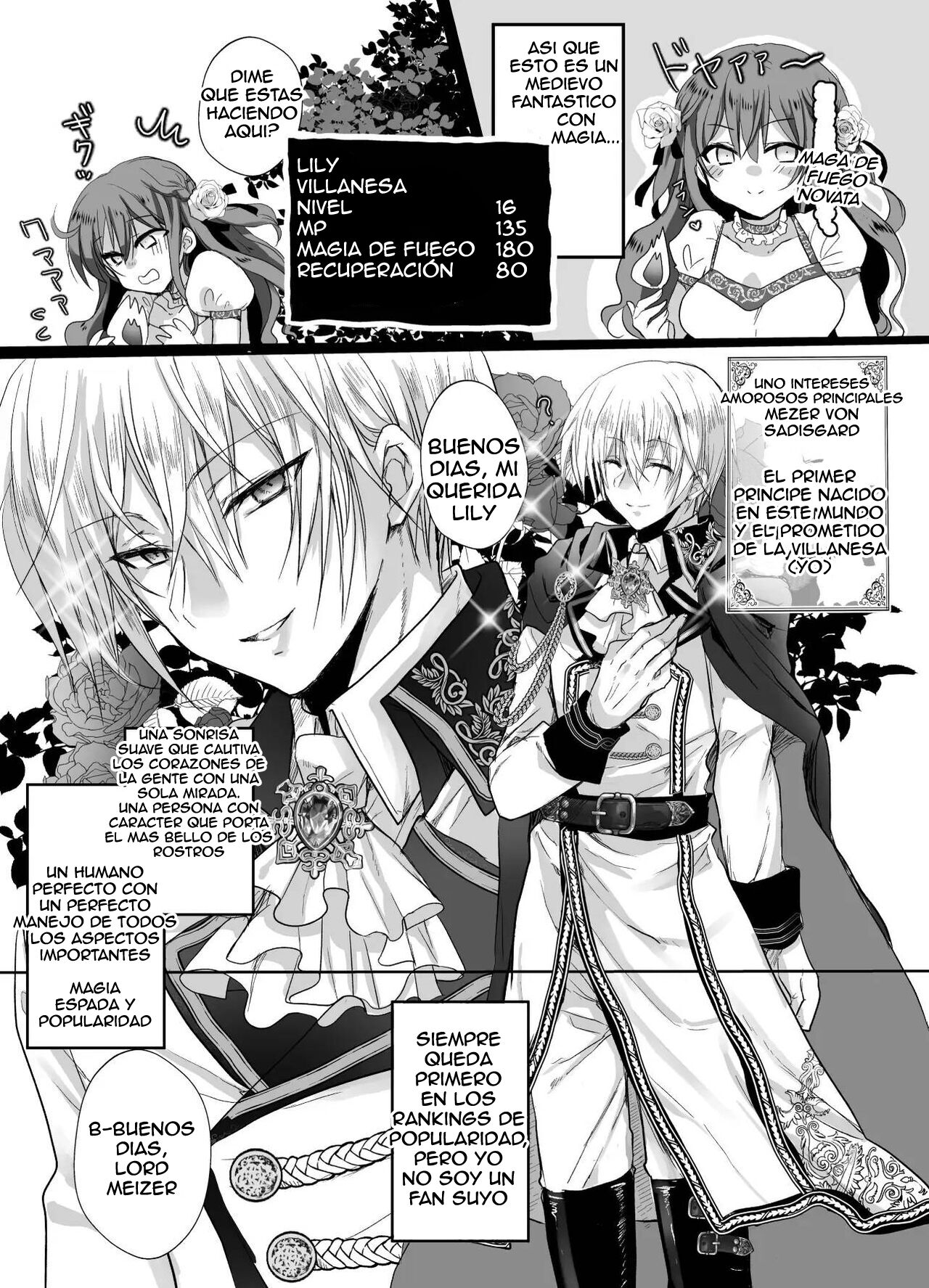  Colegiala fangirl de NPCs reencarna como la hija de la villana ~La Tragedia~ Parte 1 page 4 full