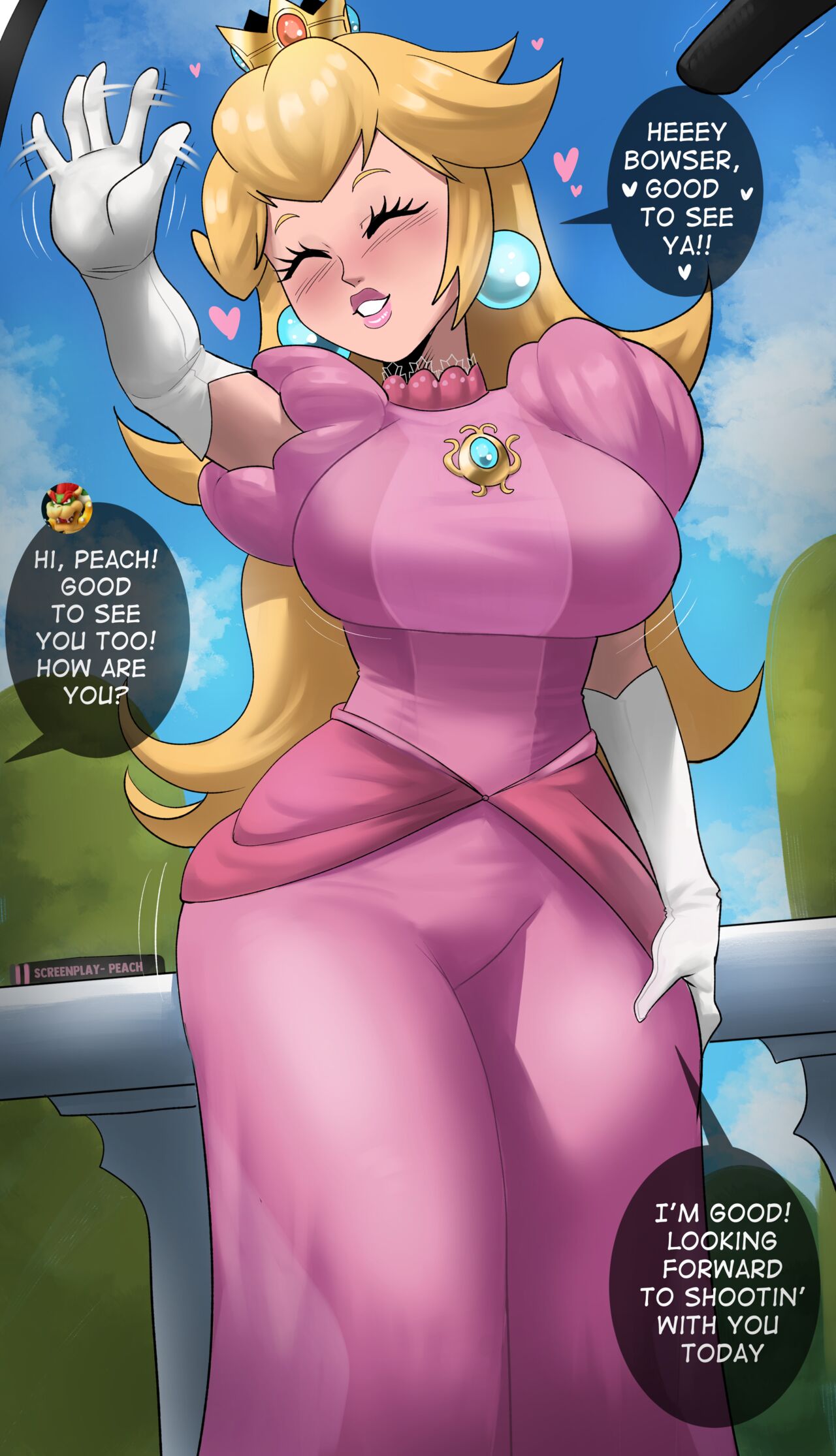 Echo Saber Peach, Daisy, and Rosalina page 11 full