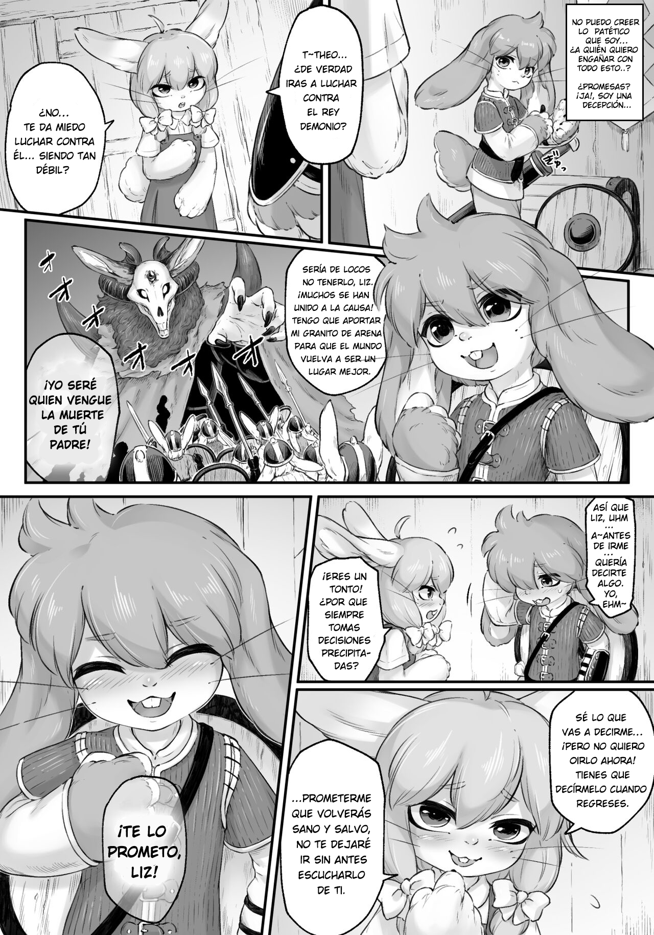 ANOKEMOproject - Bubonic - Usagi Yūsha wa Mura ni Nokoshita Osananajimi janaku Yadoya no okami o Erande shimatta page 2 full