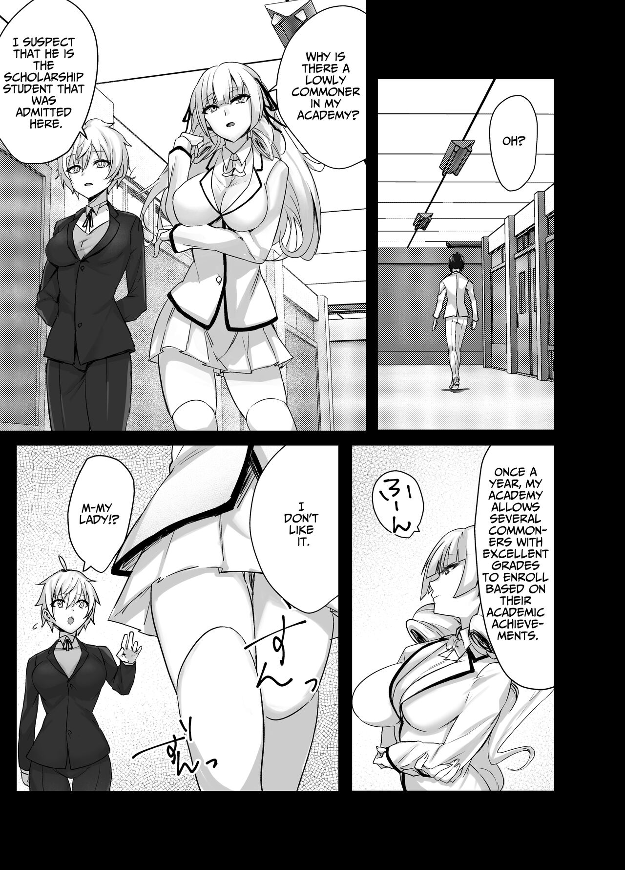 Perverted Tomboy Female Butler Offers Apology Sex for her Rich Bitch Mistresses Bullying Behavior page 11 full
