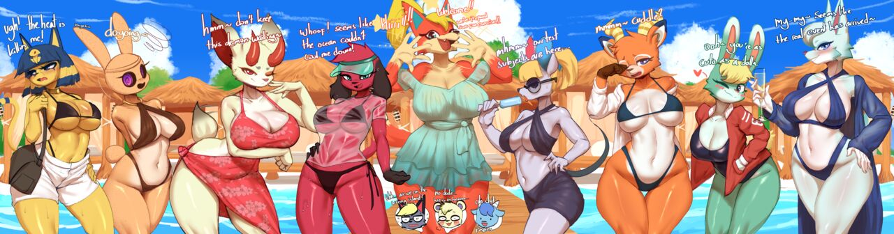 Animal Crossing Summer Beach page 4 full