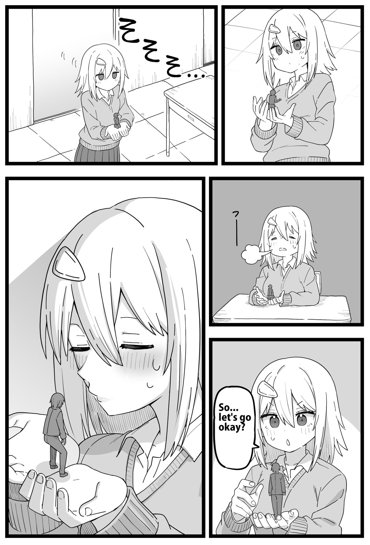 Doushitemo Onnanoko ni Taberaretai Manga | Manga - He really wants to be eaten by a girl page 6 full
