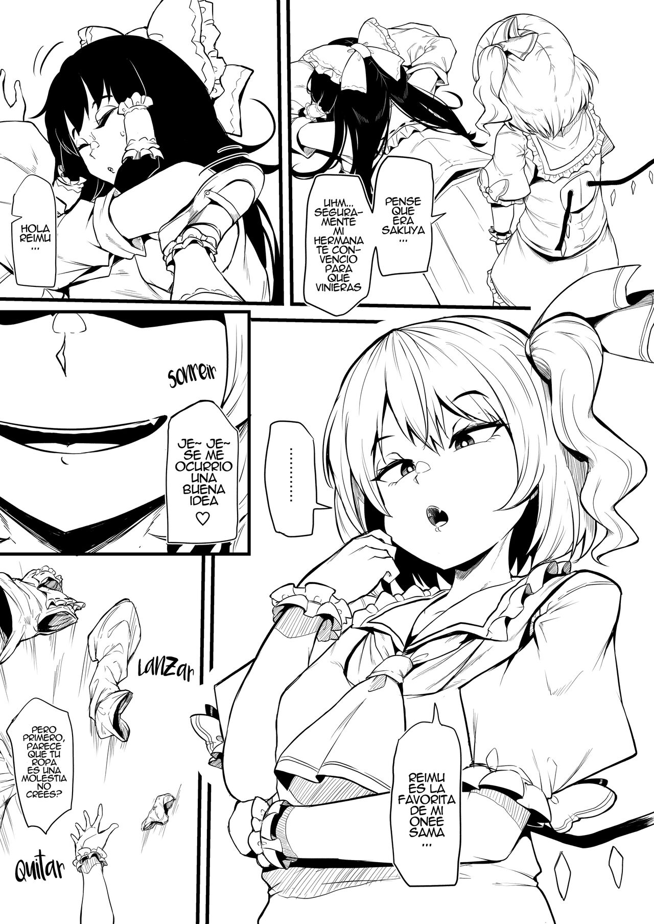 Futanari Furan-chan ga Reimu o Chokyo Suru Manga page 6 full