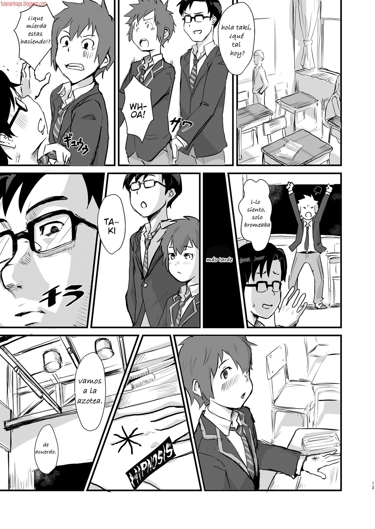Taki no Ana. - sissy hole. Zenpen page 12 full