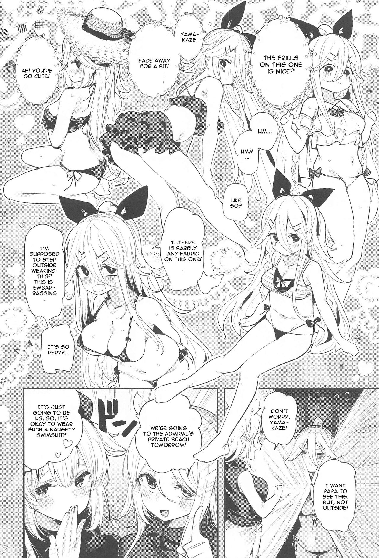 Yamakaze-chan to Private Beach de Yuuwaku Kozukuri Sex page 3 full