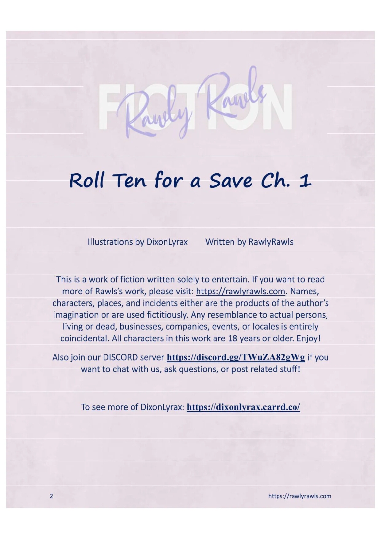Roll Ten For A Save  - 1 - english page 2 full