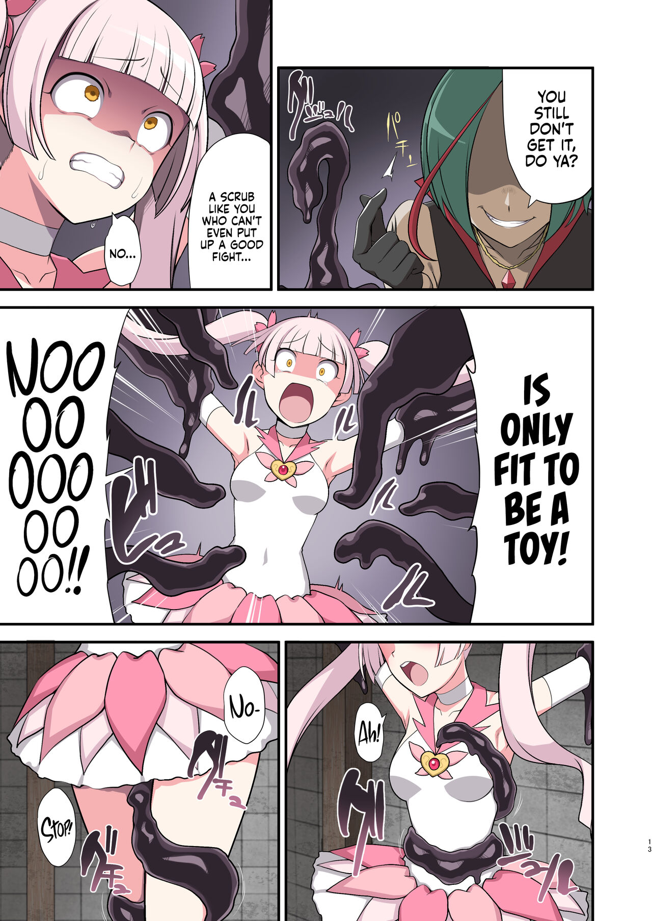 Madei Shinki Muddy Cherry ~Aru Akuochi Mahou Shoujo no Seitan~ | Evil Mud Wallowing Princess Muddy Cherry ~Birth of a Corrupted Magical Girl~ page 12 full